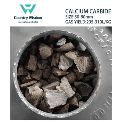 칼슘 카바이드 50-80mm 가스 수율 295L/kg