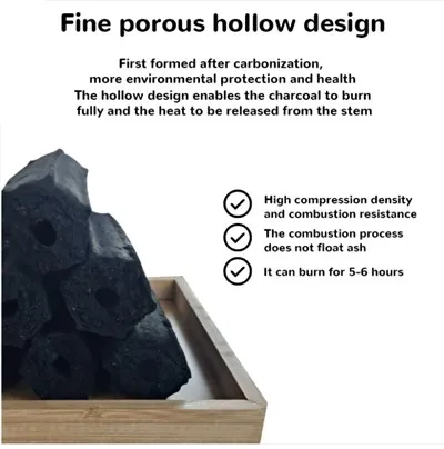 바비큐용 스틱 숯/무연 숯